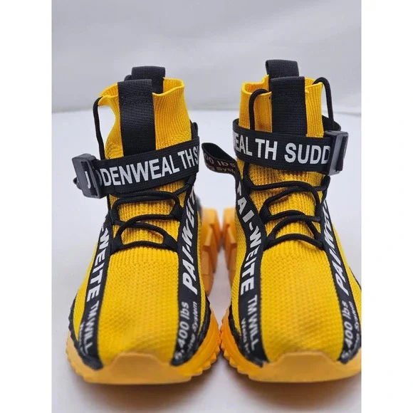PAI-WEITE Shoes Size 39  Chinese Yellow Black Weight Securing System Unisex - Picture 2 of 8